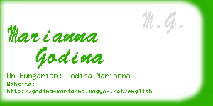marianna godina business card